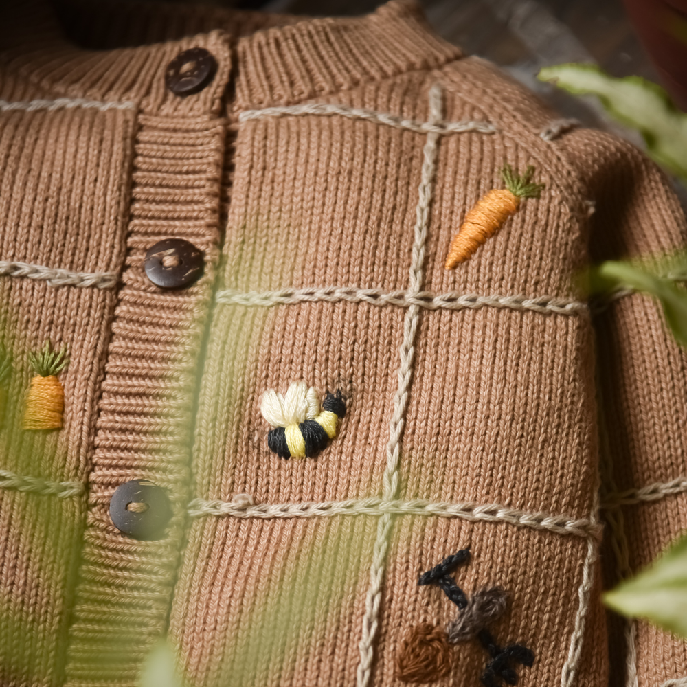 Little Farm cardigan - Malt