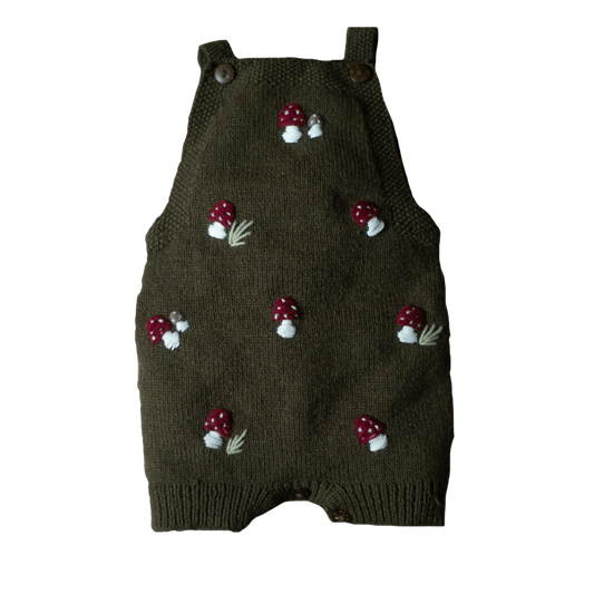 Mushroom romper Pine