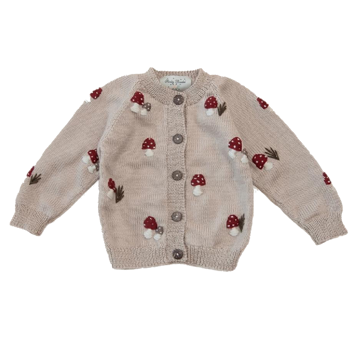 Mushroom cardigan Oats