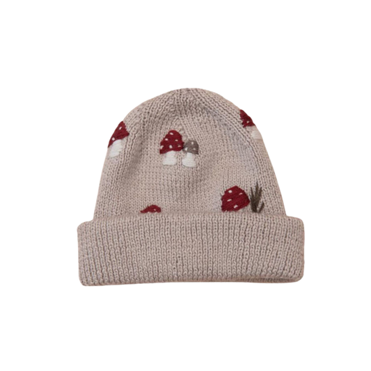 Mushroom beanie Oats